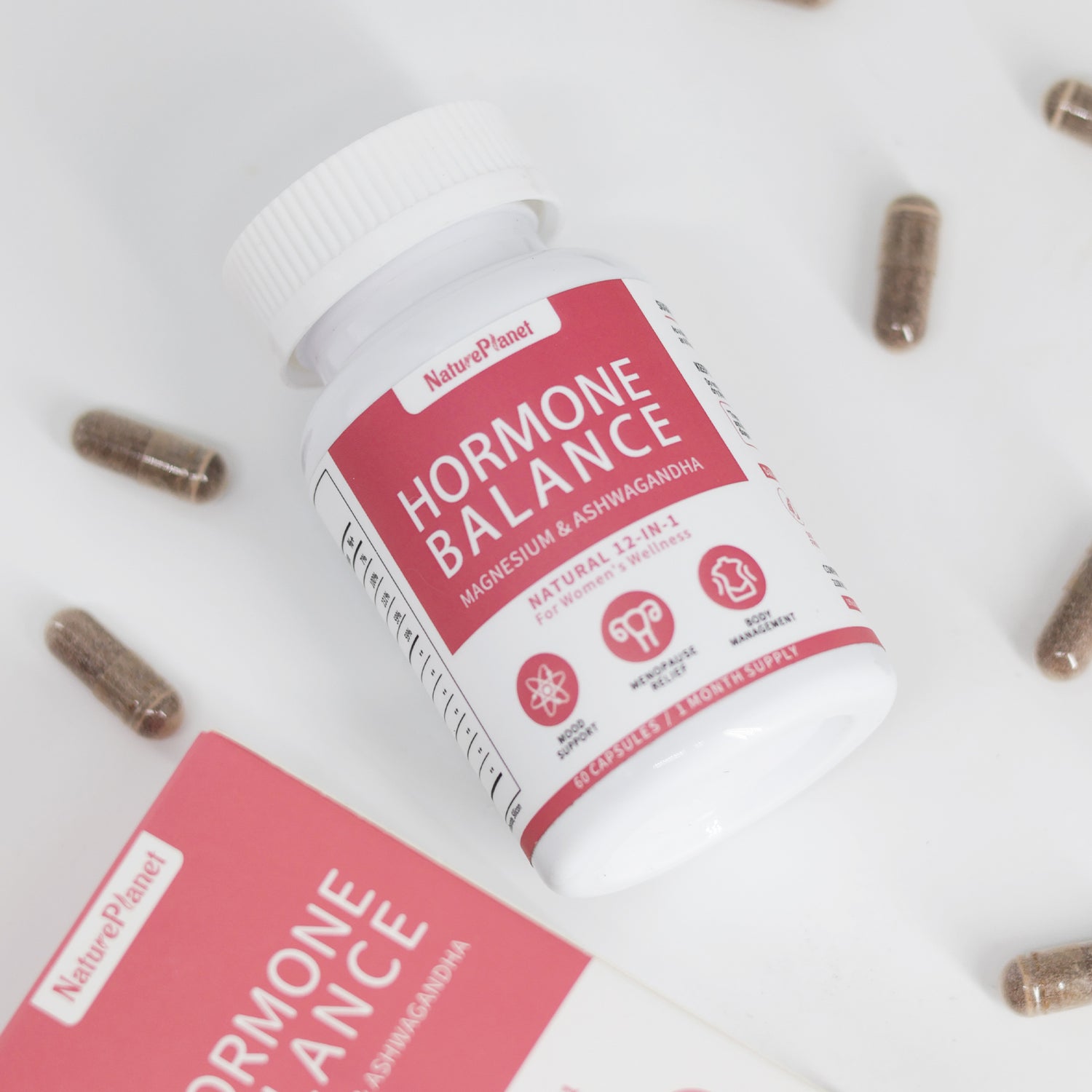 Hormone Balance for Women 12-in-1 Natural Ingredients-60 Vegan Capsules