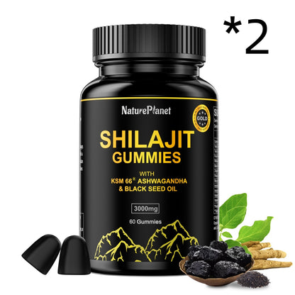 Shilajit Gummy for Men &amp; Women- Energy, Brain, Immunity Support